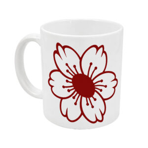 Gam's Glam Crimson Bloom Mug